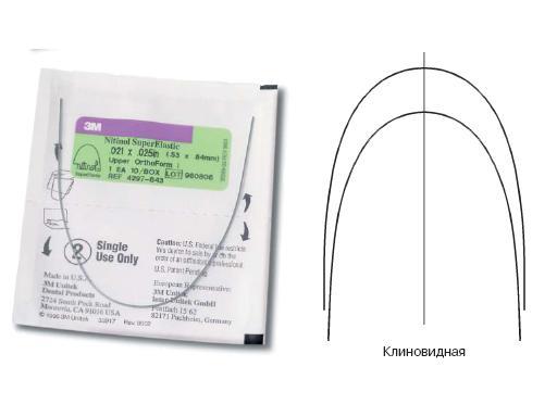 Дуга нитиноловая Юнитек Суперэластик / Unitek Nitinol Super Elastic Archwire OFI U 014 1шт 4293-601 купить