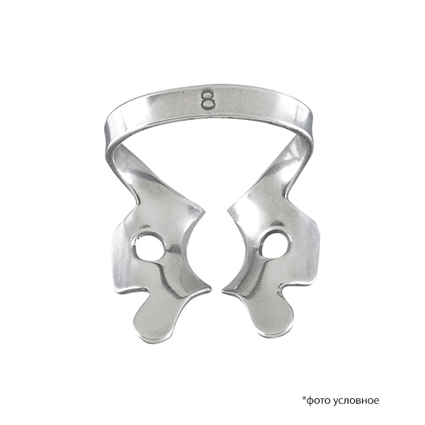 Клампы для раббердама / Rubber Dam Clamps 1шт №8 купить