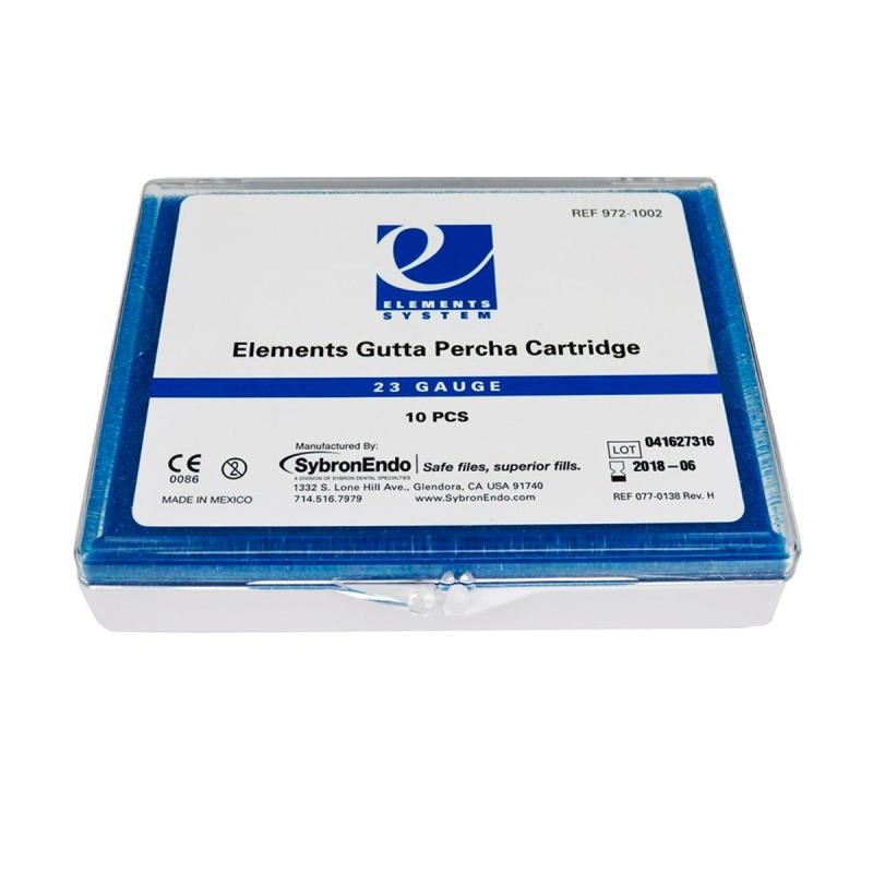 Гуттаперча в картриджах Elements Gutta Percha Cartridge 23GA средняя вязкость 10шт 972-1002 купить