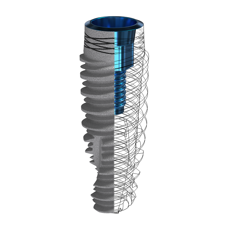 Картинка Имплантат с конической платформой D4.2 L11.5 I-ON I5C-4.2,11.5 0 из 3 