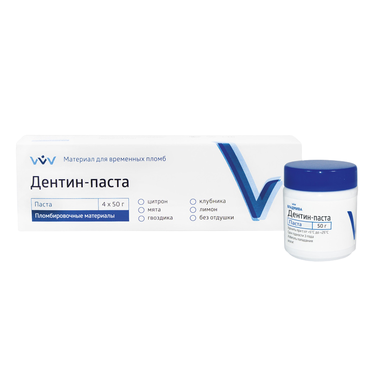 Дентин-паста мята Владмива 50гр купить